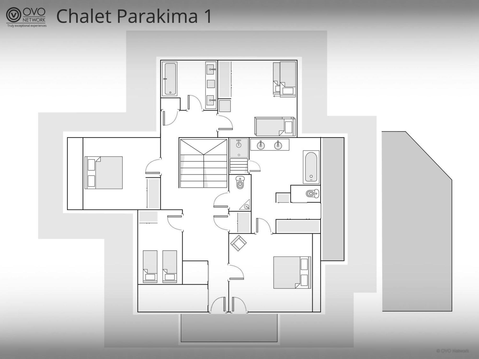 Chalet Parakima - Ovo Network マニグード エクステリア 写真